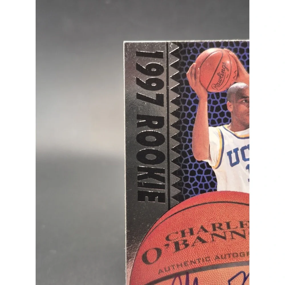 1997 Score Board Charles O'Bannon UCLA Basketball Autograph Rookie Card